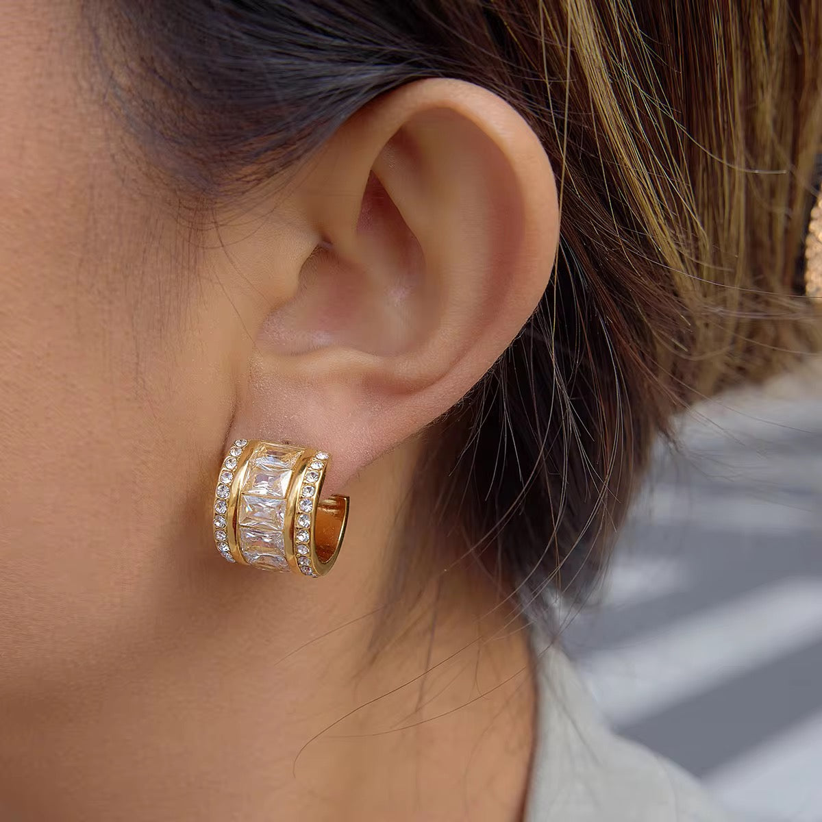 Gold Hoop Earrings