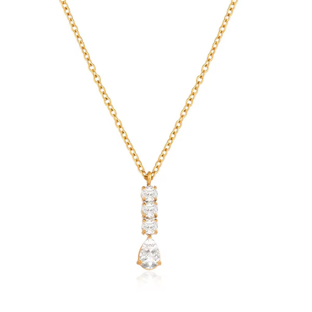 Halo Drop Necklace