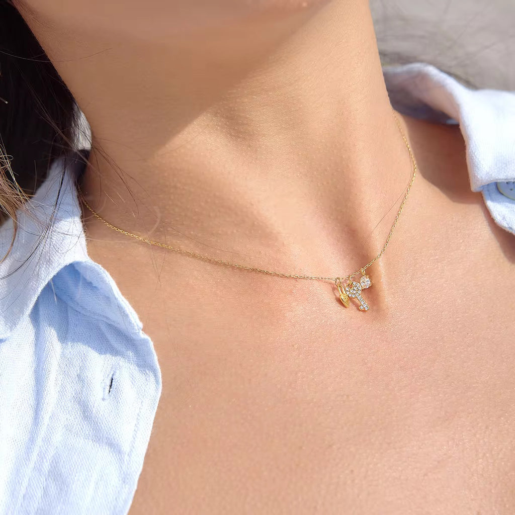 KEY CHARM NECKLACE