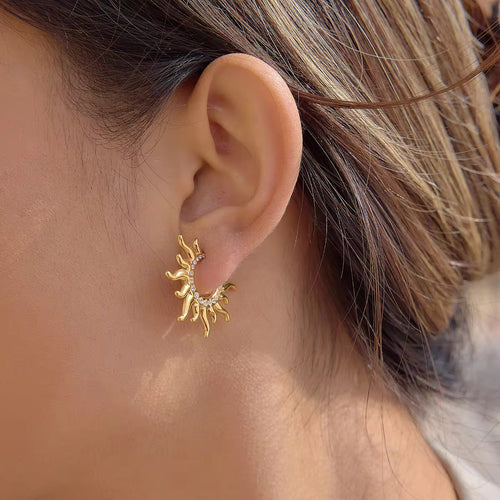 Solstice Sunburst Earring