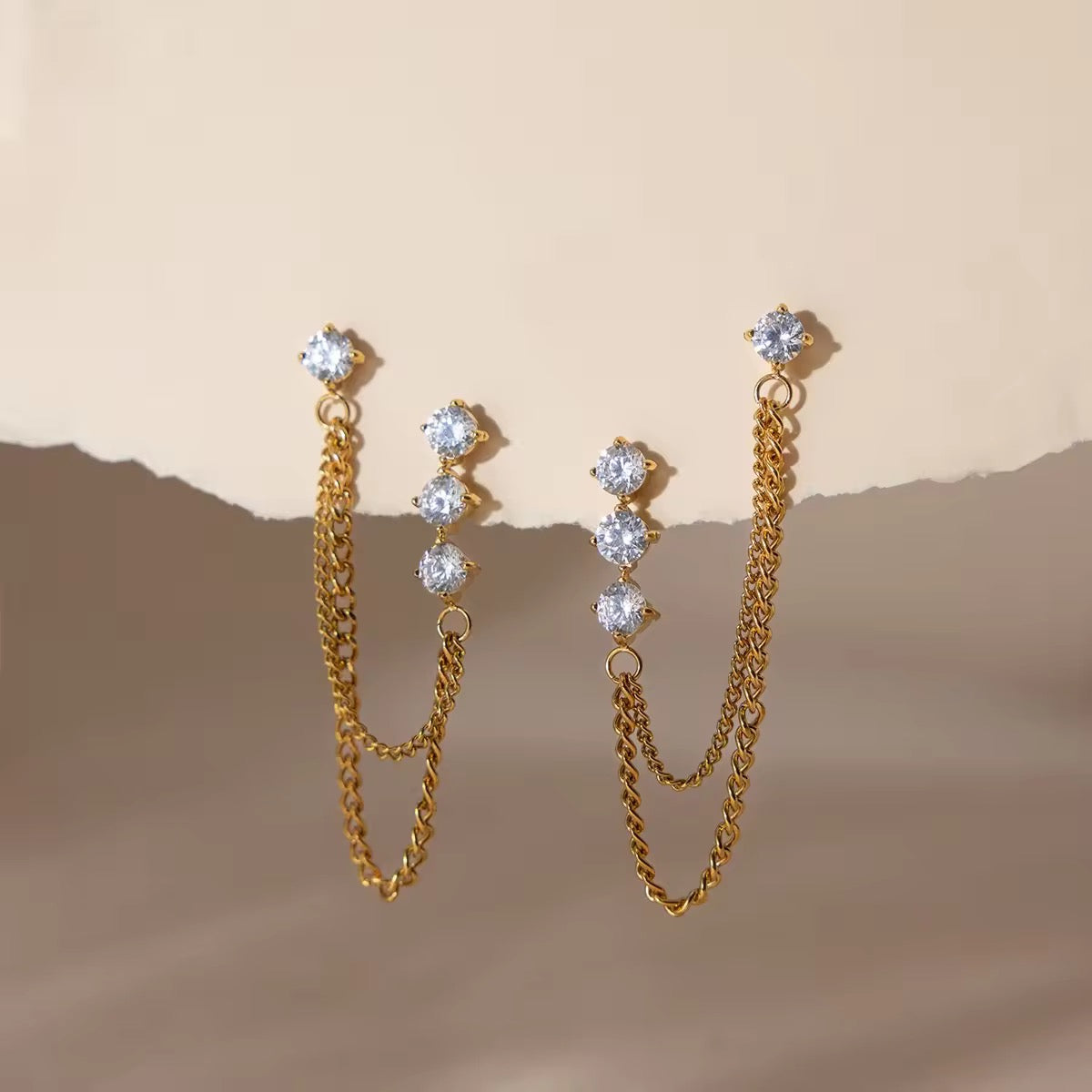 Cascade Drop Tassel Earrings